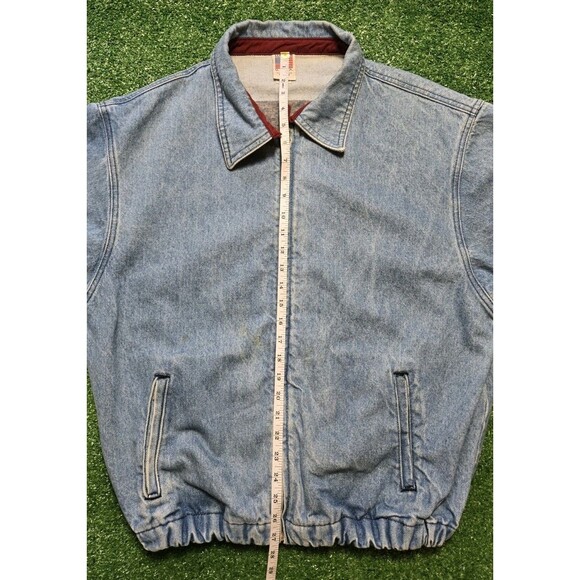 Vintage 104th U.S. Open Shinnecock Hills Denim Jacket Embossed (Men's M) - Picture 11 of 16